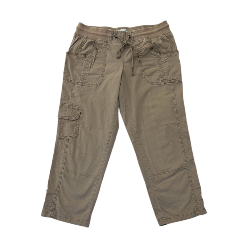 Maurices Womens Khaki Capri Pants Size 3X